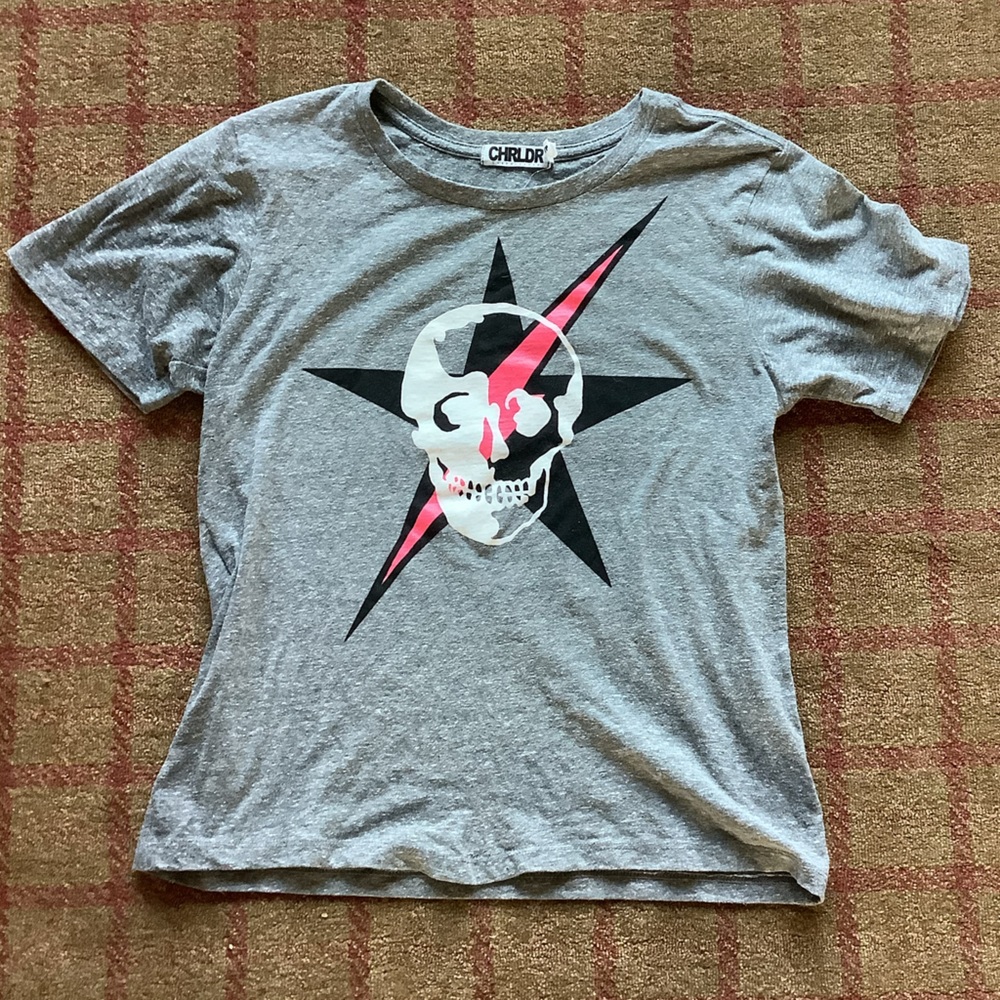 Chrldr skull t-shirt